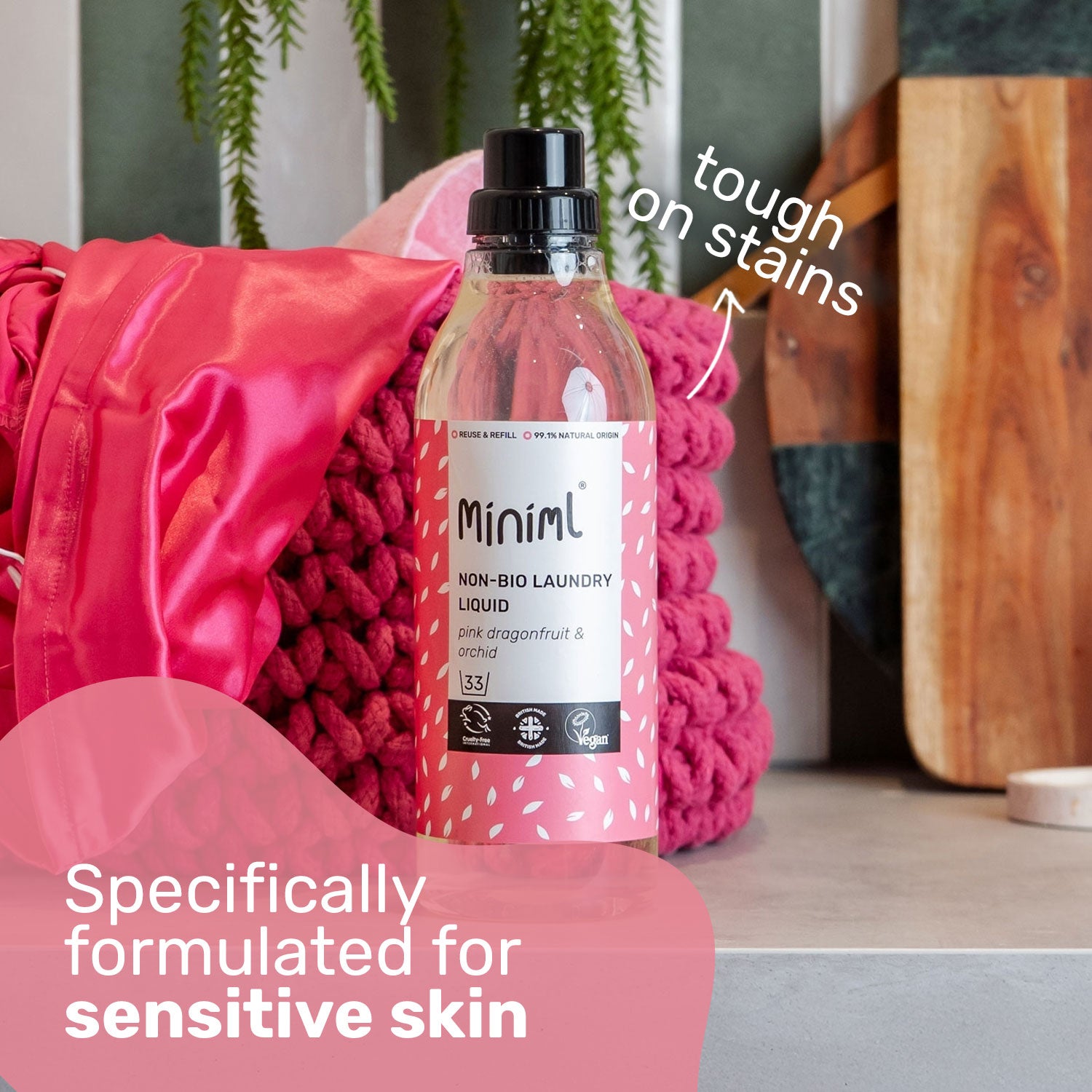 Laundry Liquid - Pink Dragonfruit + Orchid