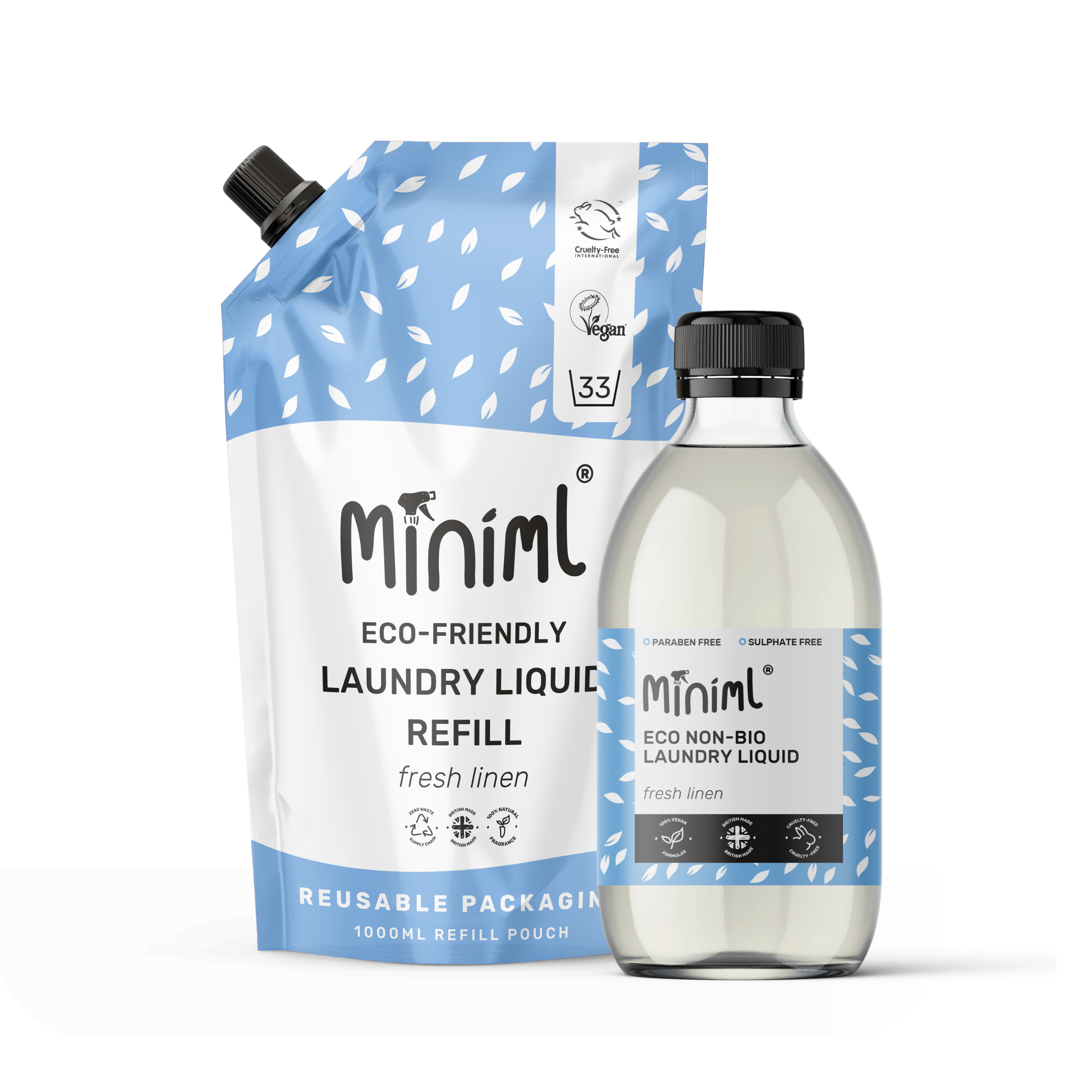 Laundry Liquid - Fresh Linen - Starter Kit