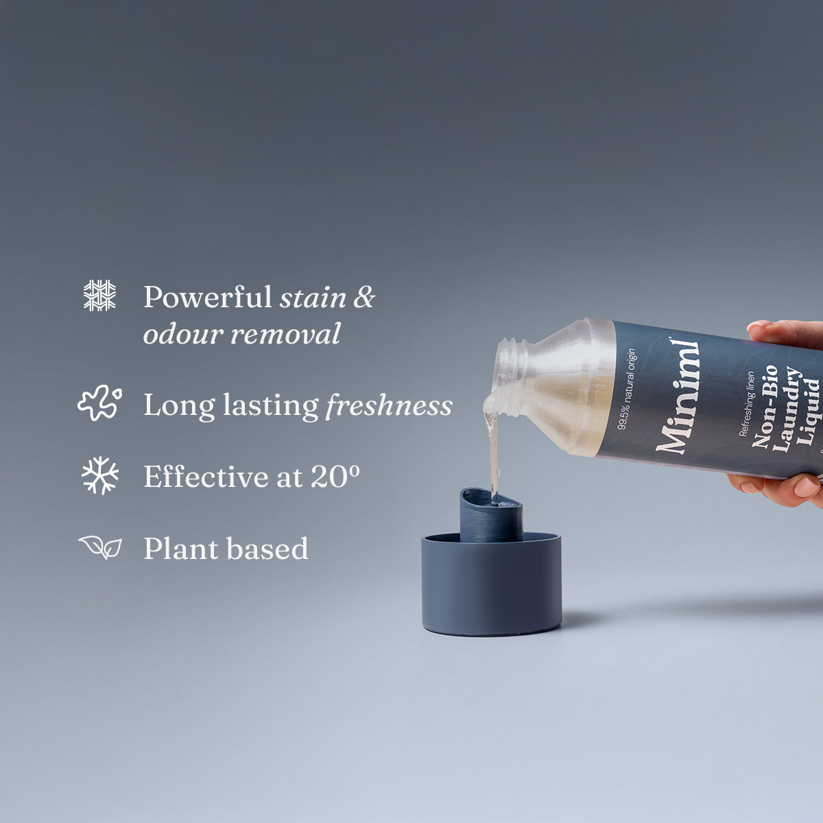 Laundry Liquid - Refreshing Linen - 1L Refill (30 Washes)