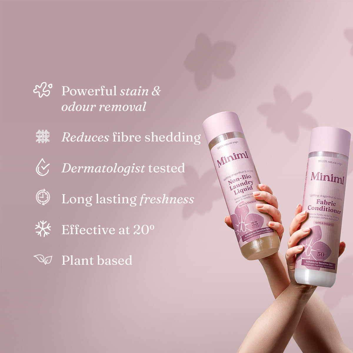 Laundry Essentials Refill Bundle - Uplifting Pink Dragonfruit + Orchid