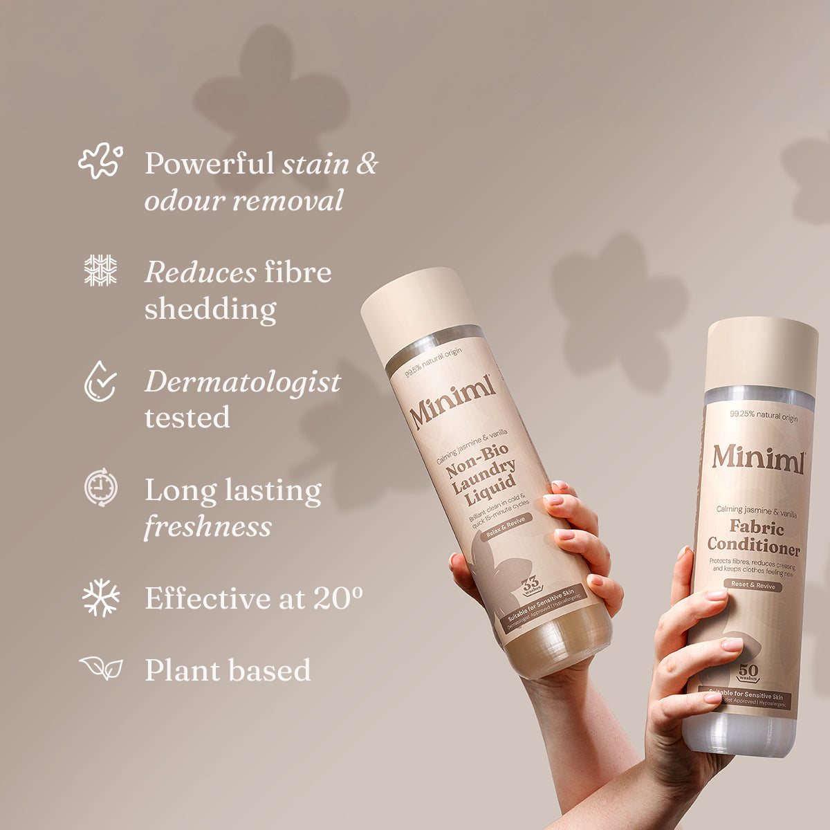 Laundry Essentials Refill Bundle - Calming Jasmine + Vanilla