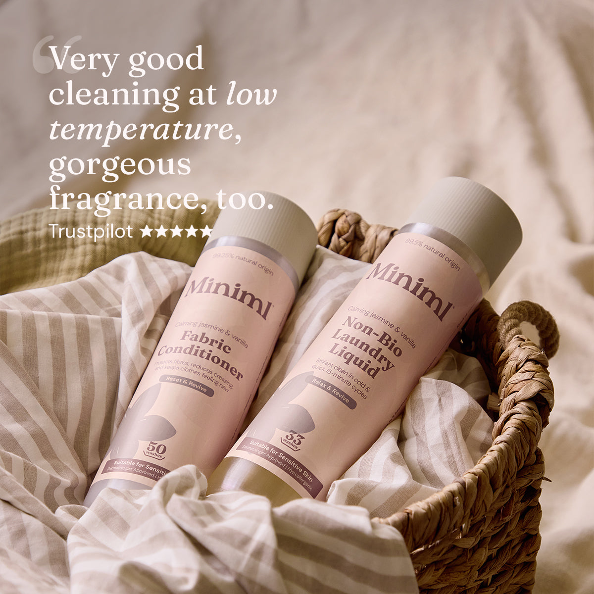 Laundry Essentials Refill Bundle - Calming Jasmine + Vanilla