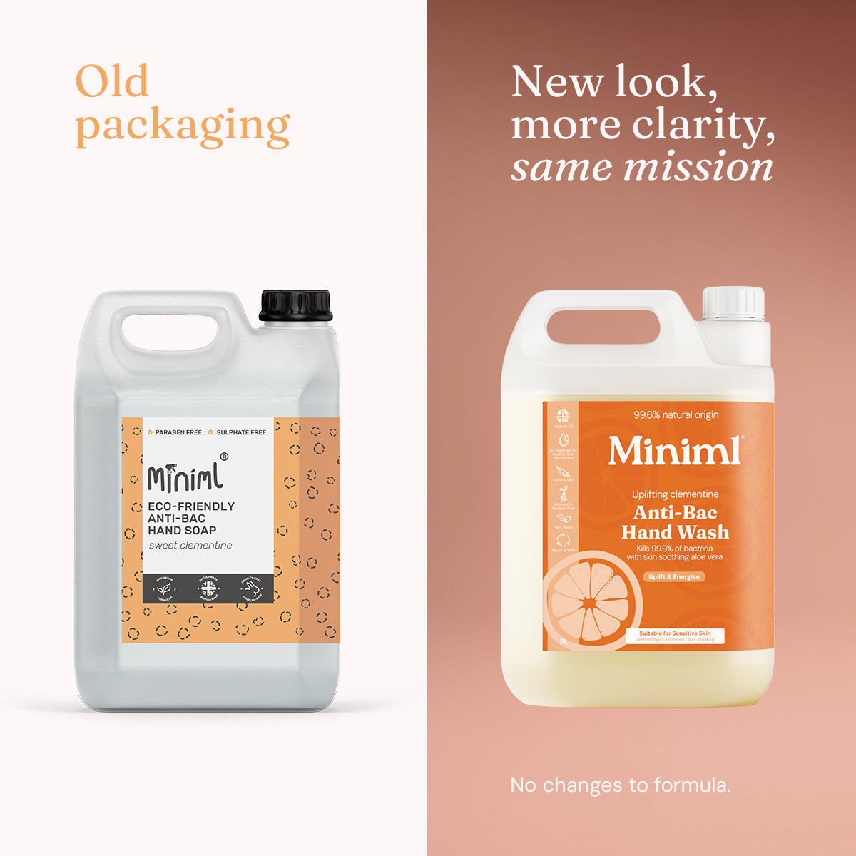 Anti-Bac Hand Soap - Uplifting Clementine - Bulk Refill