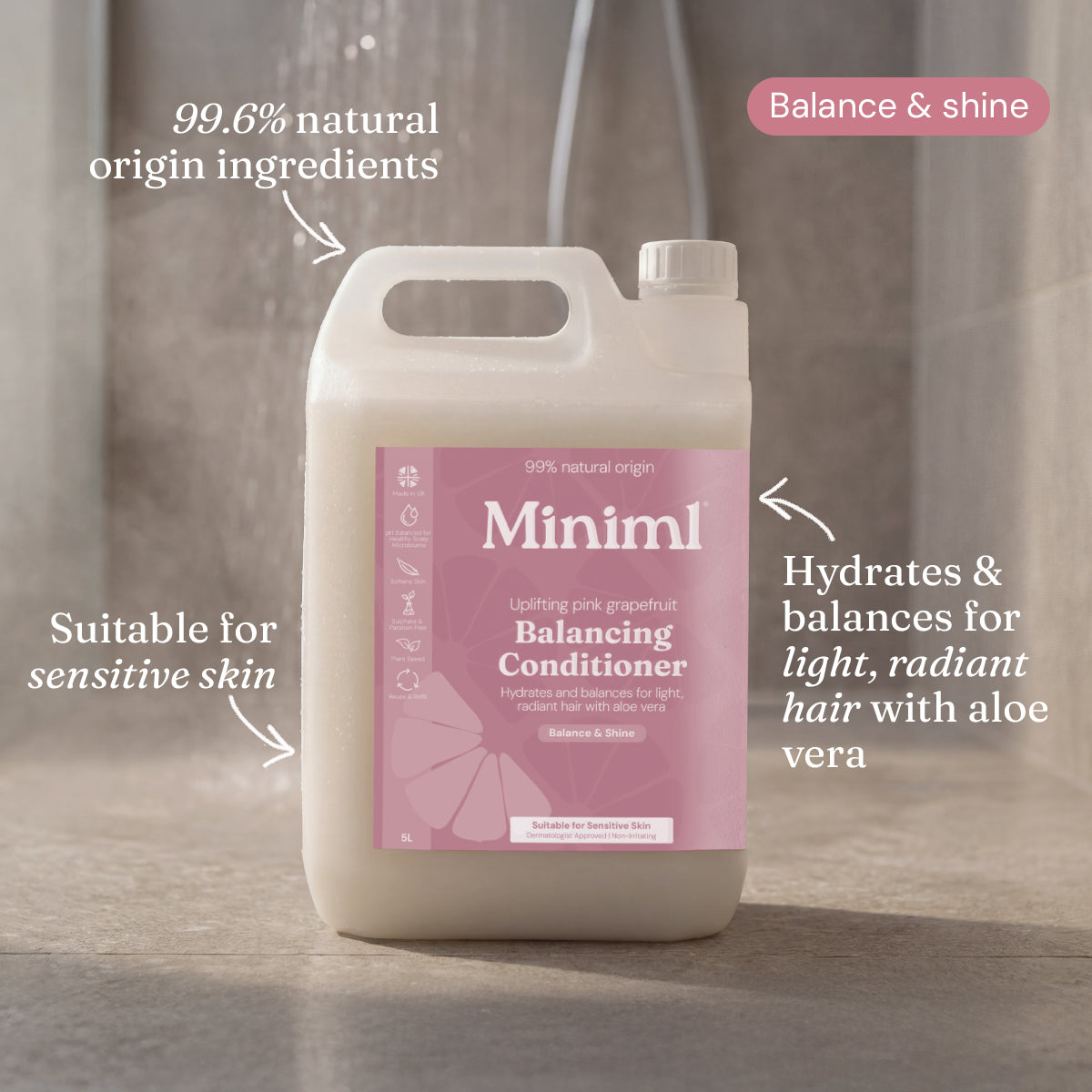 Balancing Conditioner - Uplifting Pink Grapefruit - Bulk Refill