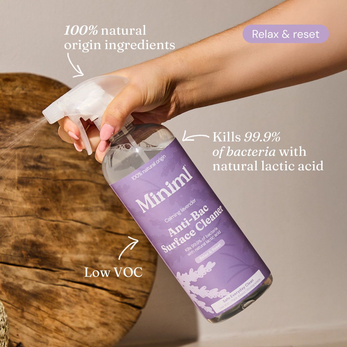 Anti-Bac Surface Cleaner - Calming Lavender