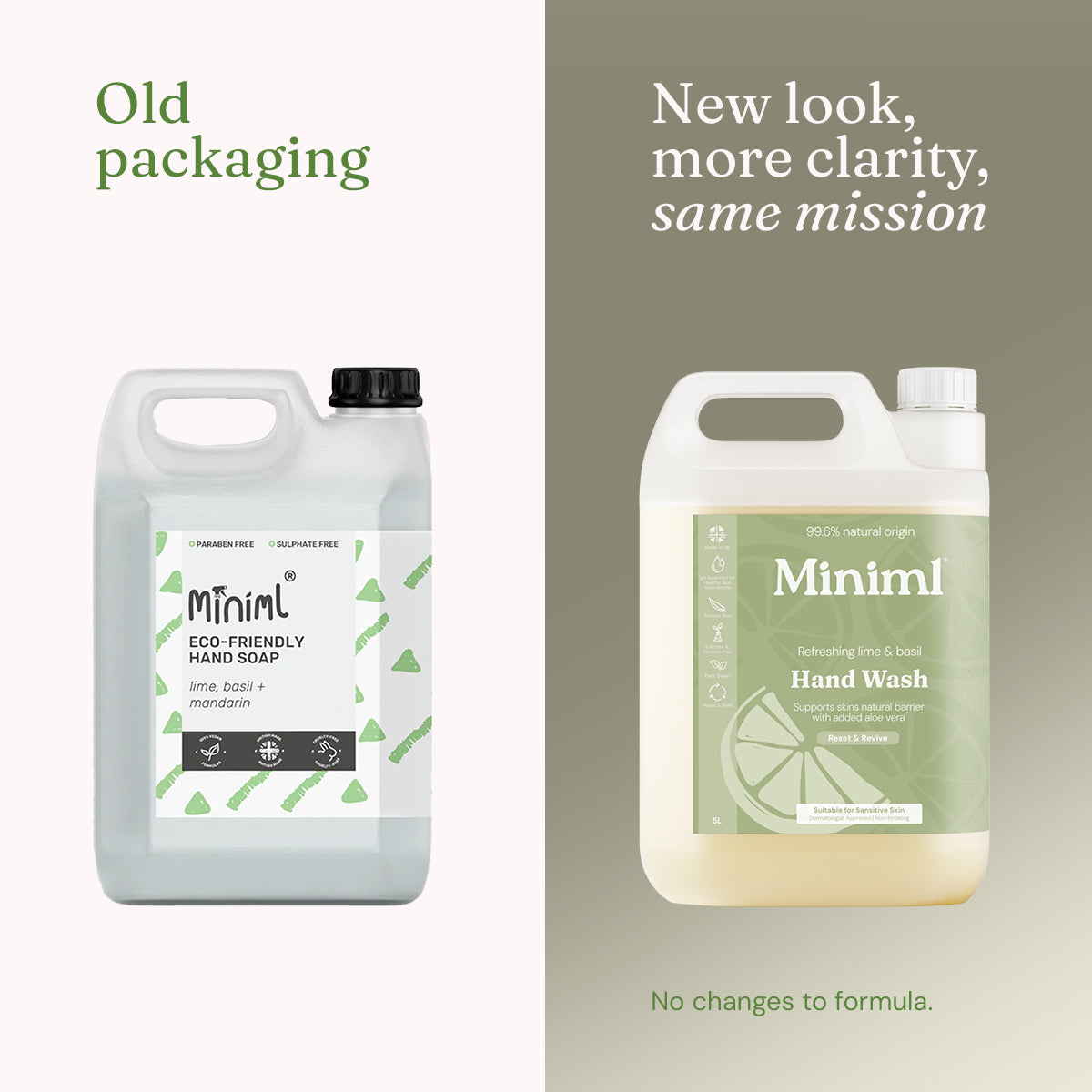 Hand Soap - Refreshing Lime & Basil - Bulk Refill