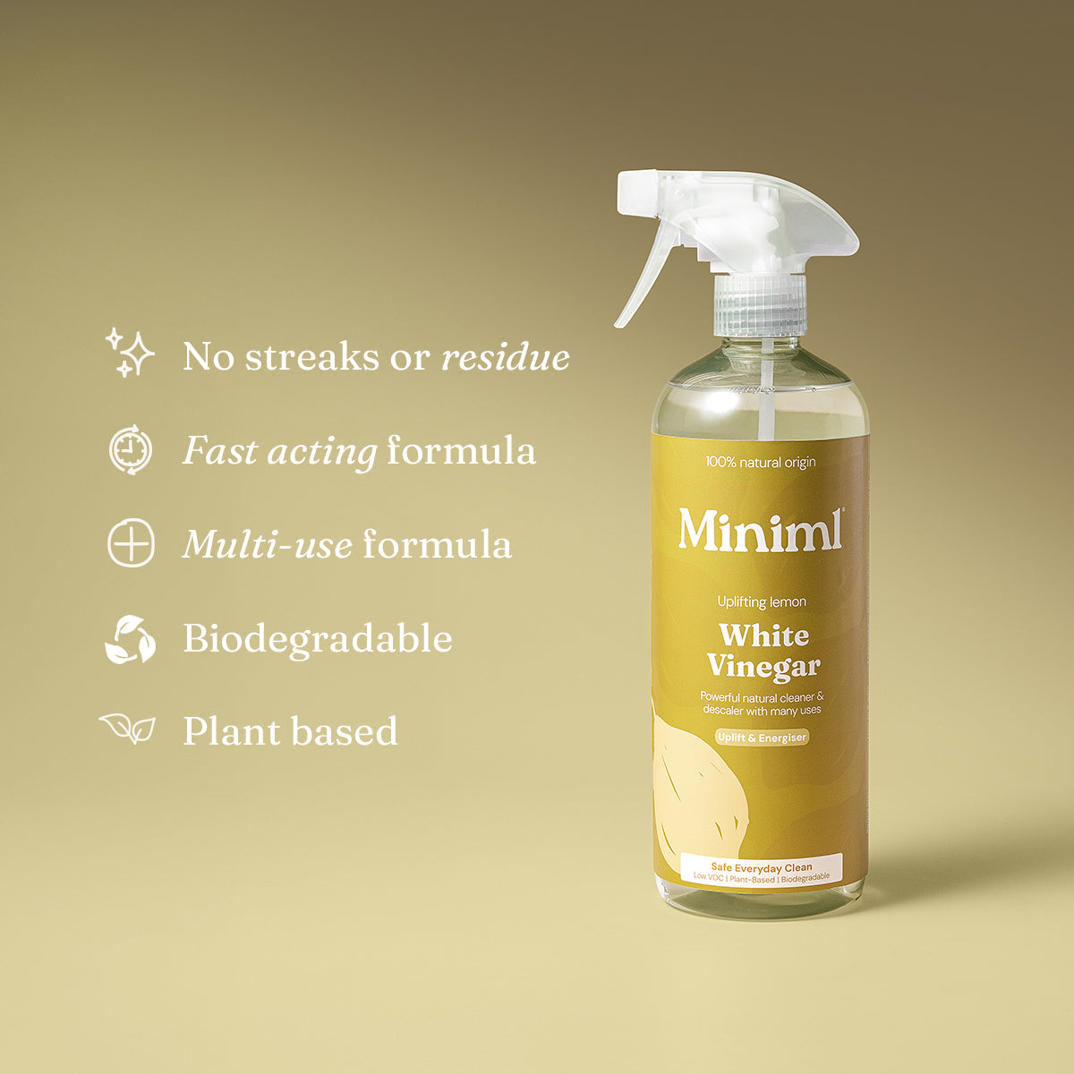 White Vinegar - Uplifting Lemon - Bulk Refill