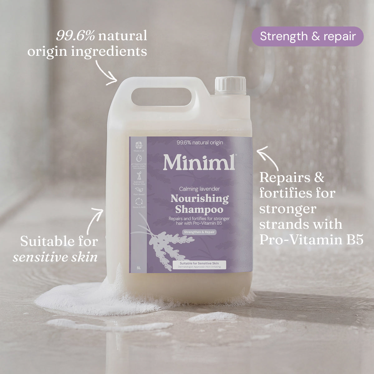 Nourishing Shampoo - Calming Lavender - Bulk Refill