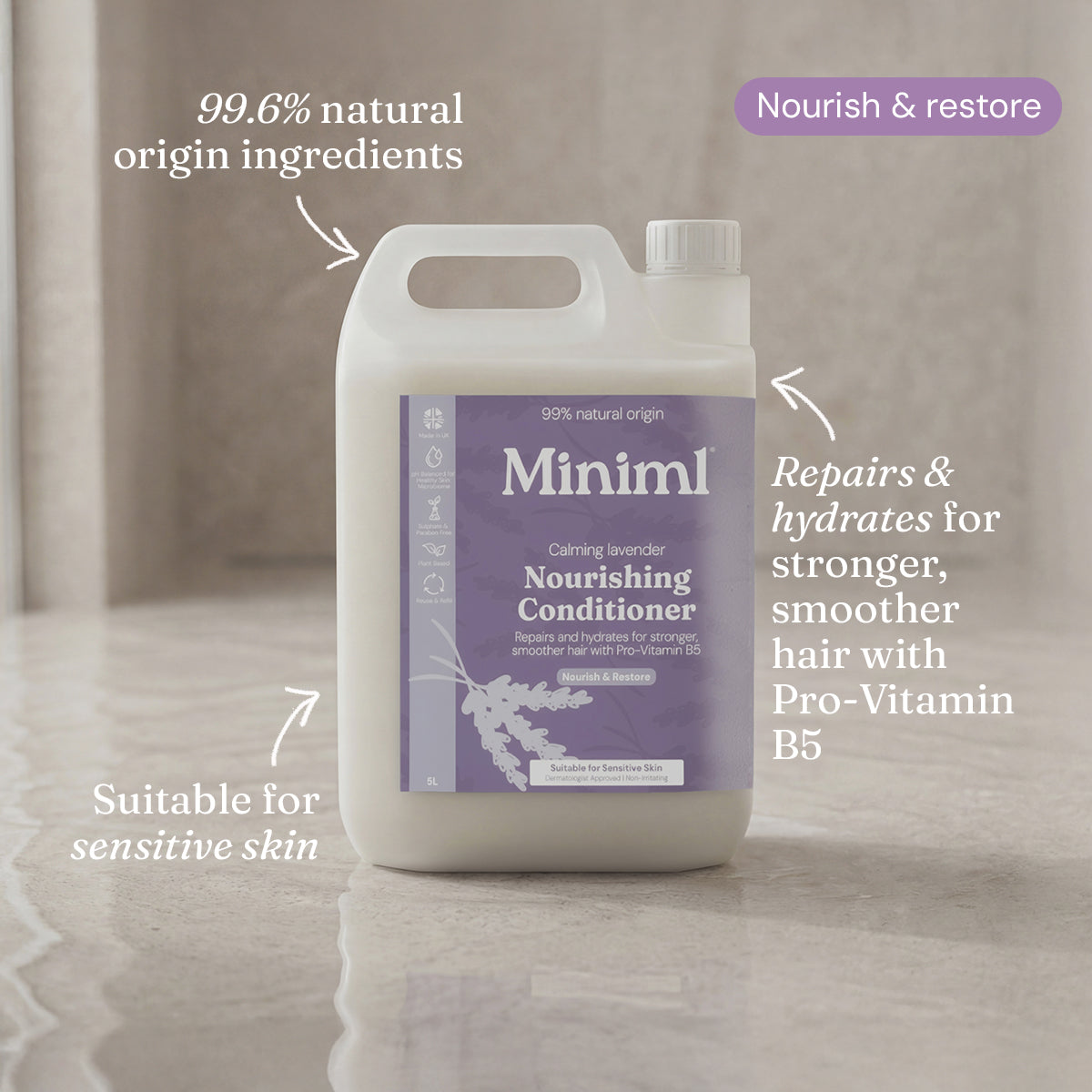 Nourishing Conditioner - Calming Lavender - Bulk Refill