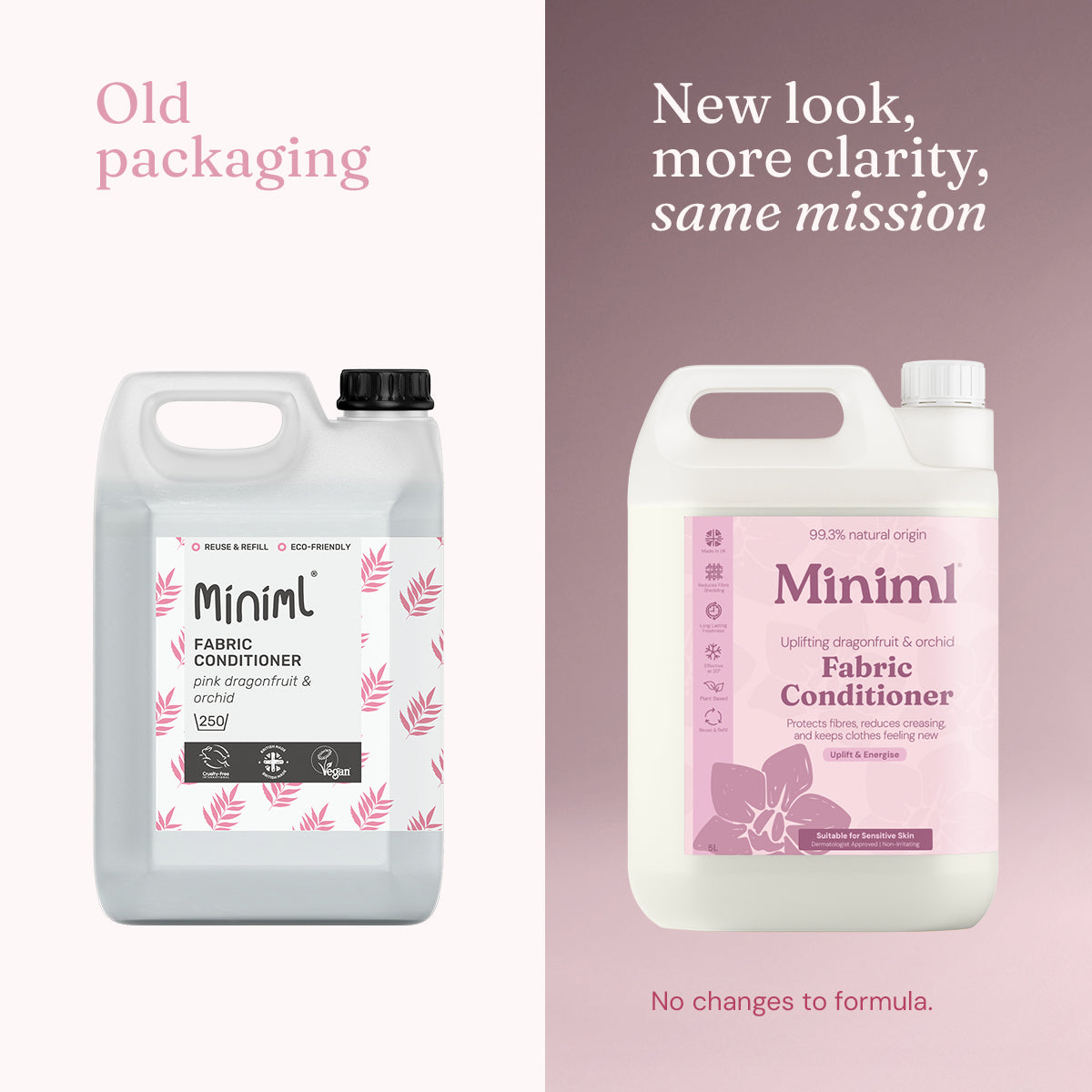 Fabric Conditioner - Uplifting Pink Dragonfruit + Orchid - Bulk Refill (250 Washes)