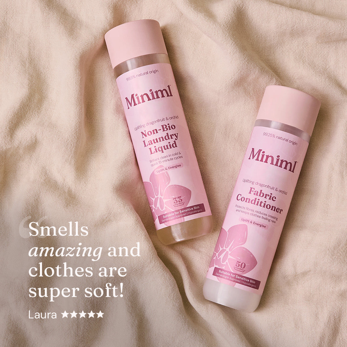 Fabric Conditioner - Uplifting Pink Dragonfruit + Orchid - Bulk Refill (250 Washes)
