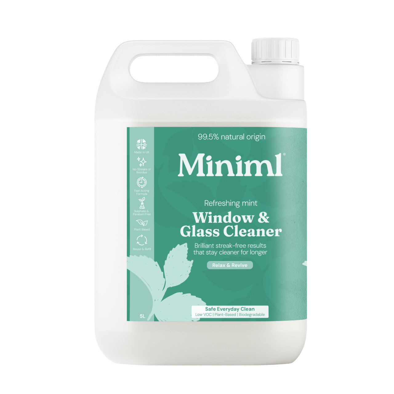 Window + Glass Cleaner - Refreshing Mint - Bulk Refill