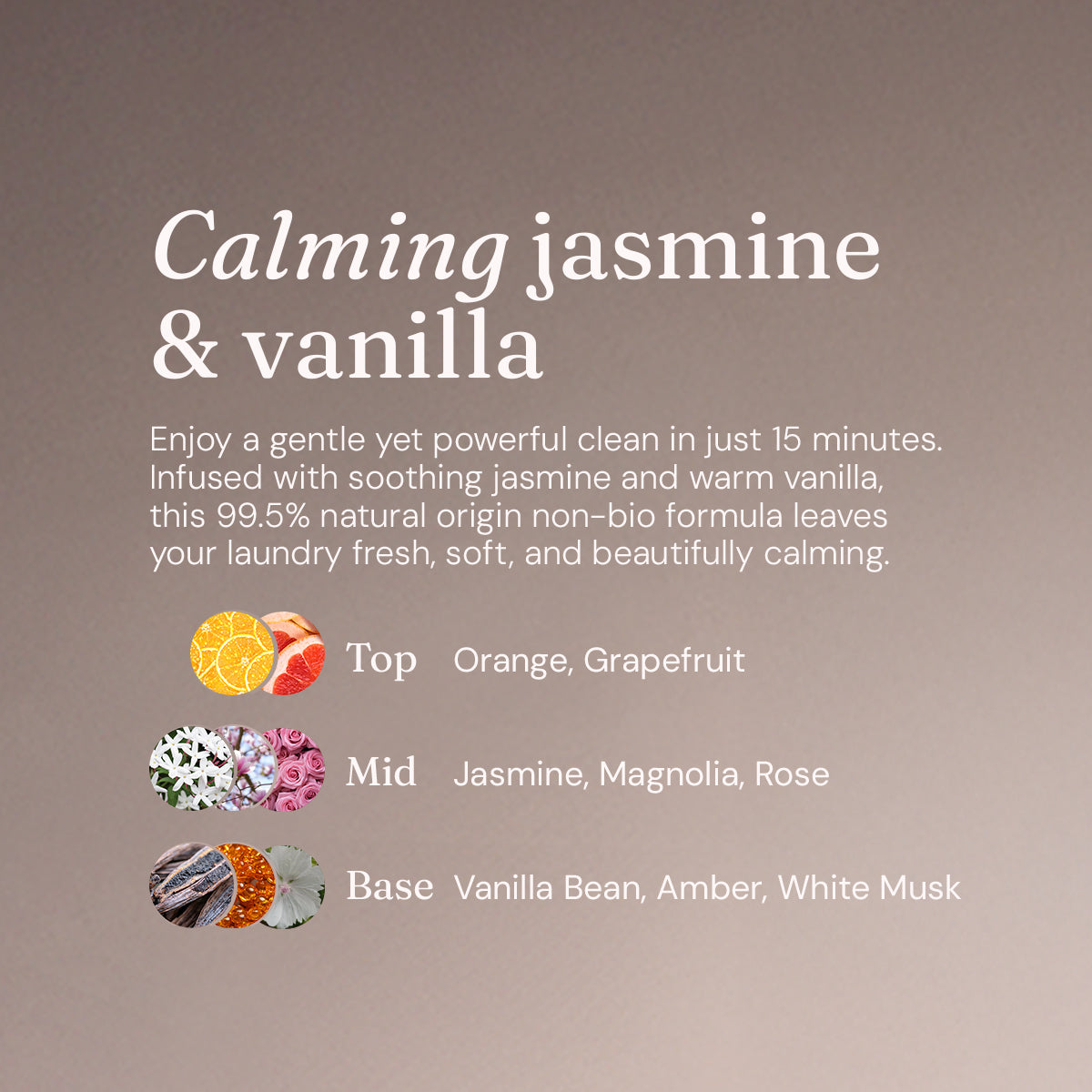 Laundry Liquid - Calming Jasmine + Vanilla