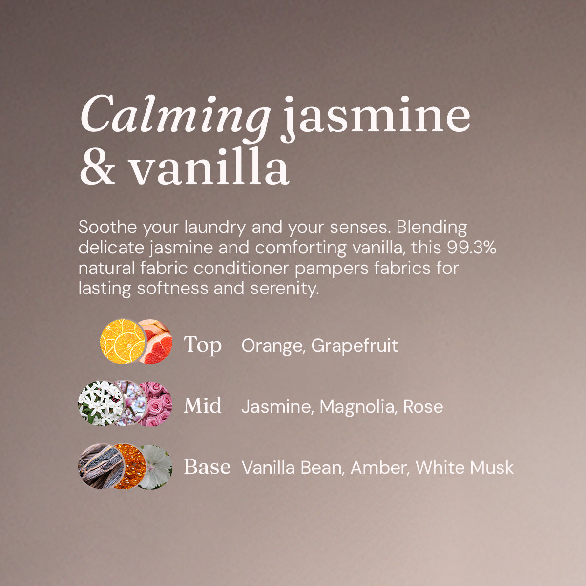 Fabric Conditioner - Calming Jasmine + Vanilla