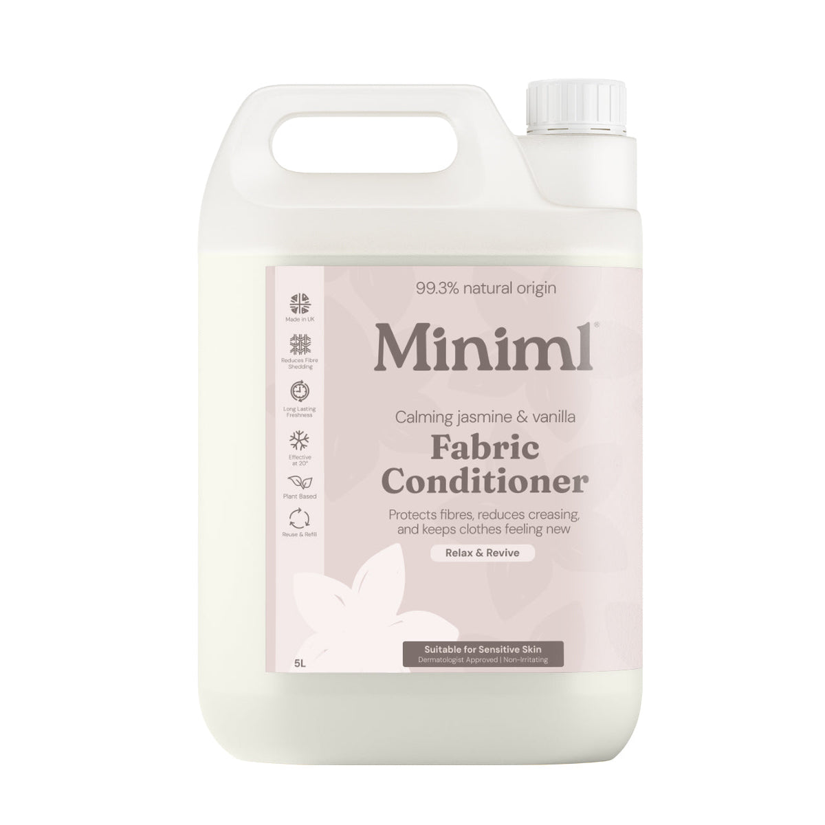 Fabric Conditioner - Calming Jasmine + Vanilla - Bulk Refill (250 Washes)
