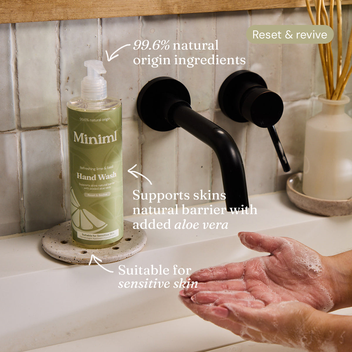 Hand Soap - Refreshing Lime + Basil