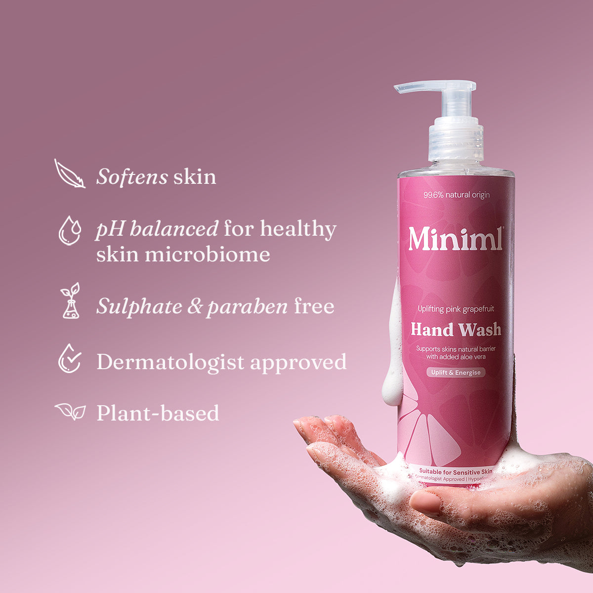 Hand Soap - Uplifting Pink Grapefruit - Bulk Refill