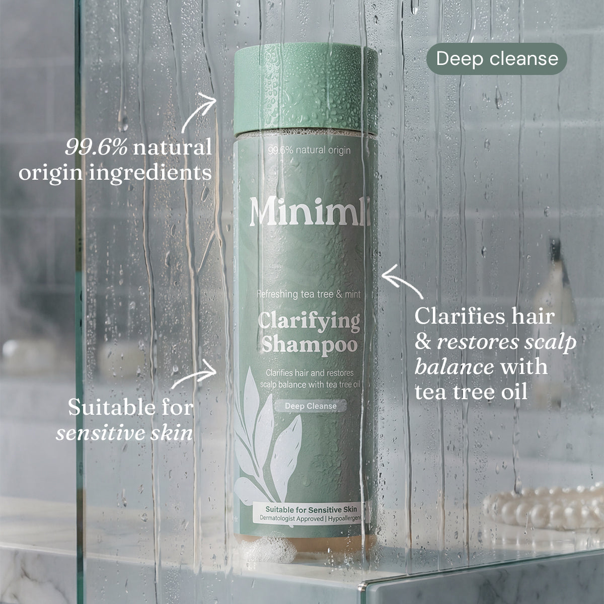 Clarifying Shampoo - Refreshing Tea Tree + Mint