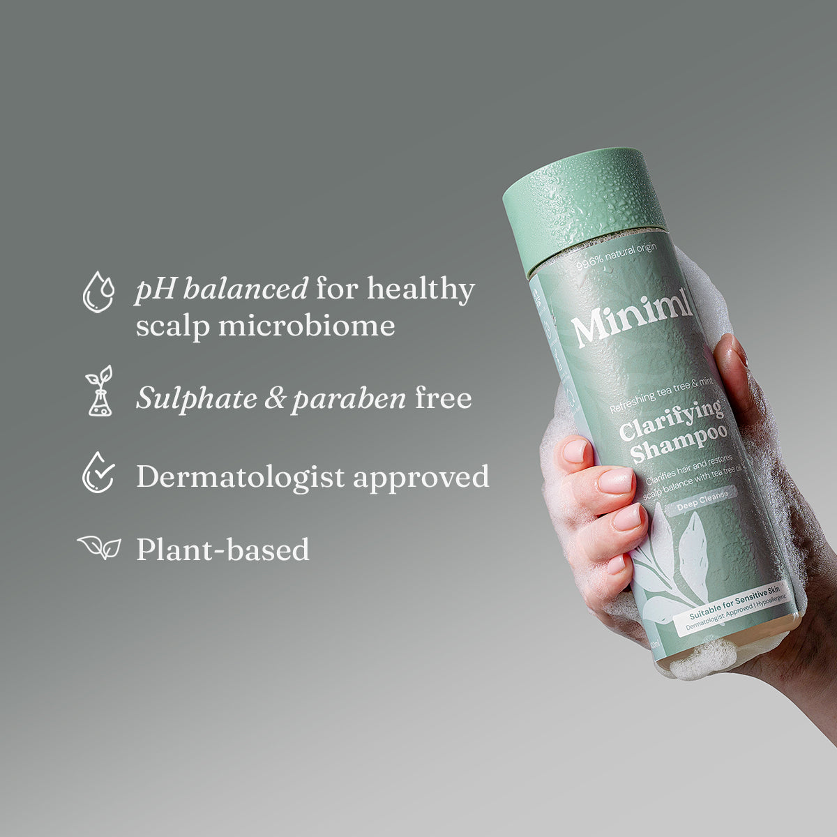 Clarifying Shampoo - Refreshing Tea Tree + Mint - Bulk Refill