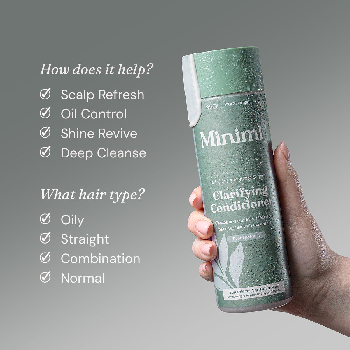 Clarifying Shampoo - Refreshing Tea Tree + Mint