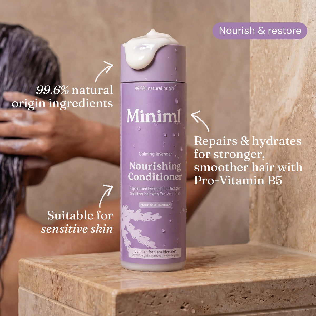 Nourishing Conditioner - Calming Lavender – Miniml
