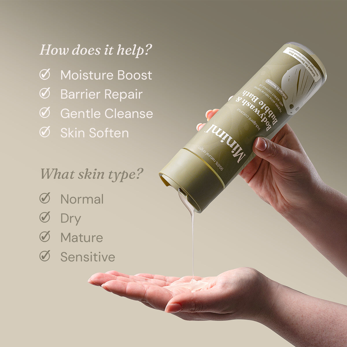 Bodywash + Bubblebath - Indulgent Coconut