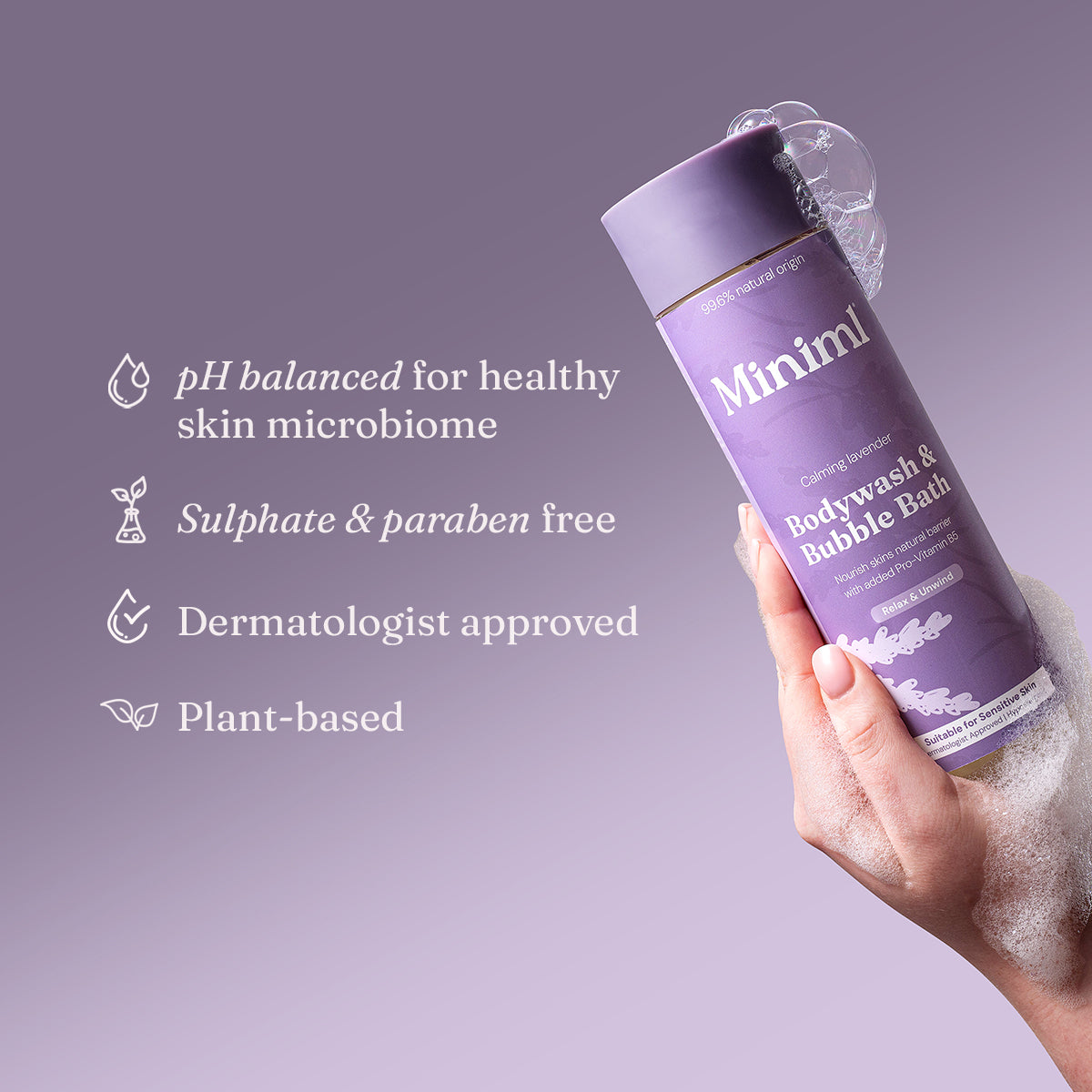 Bodywash + Bubblebath - Calming Lavender