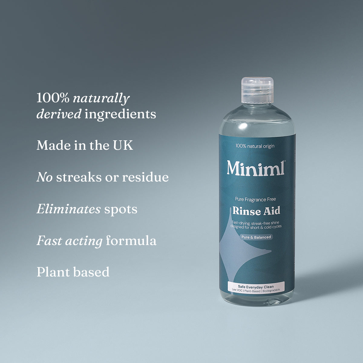 Dishwasher Rinse Aid - Pure Fragrance Free