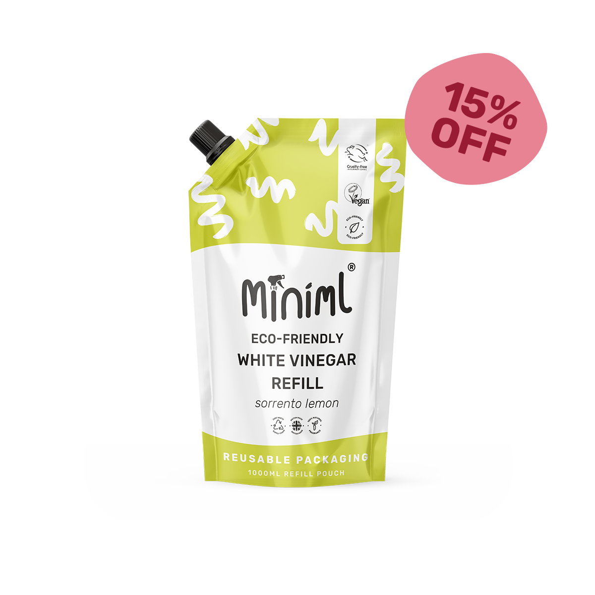 White Vinegar - Sorrento Lemon - 1L Refill