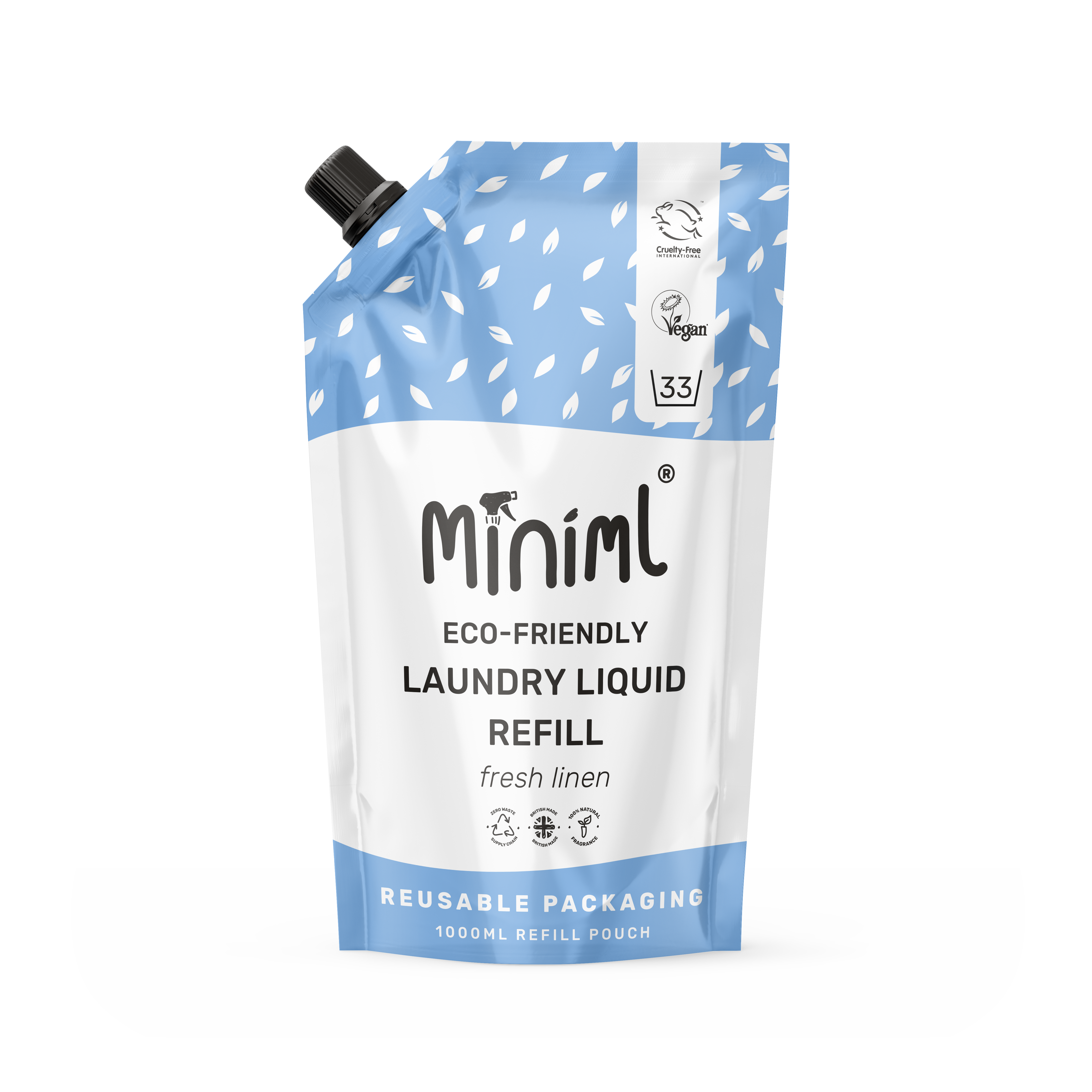 Laundry Liquid - Fresh Linen - 1L Refill (30 Washes)