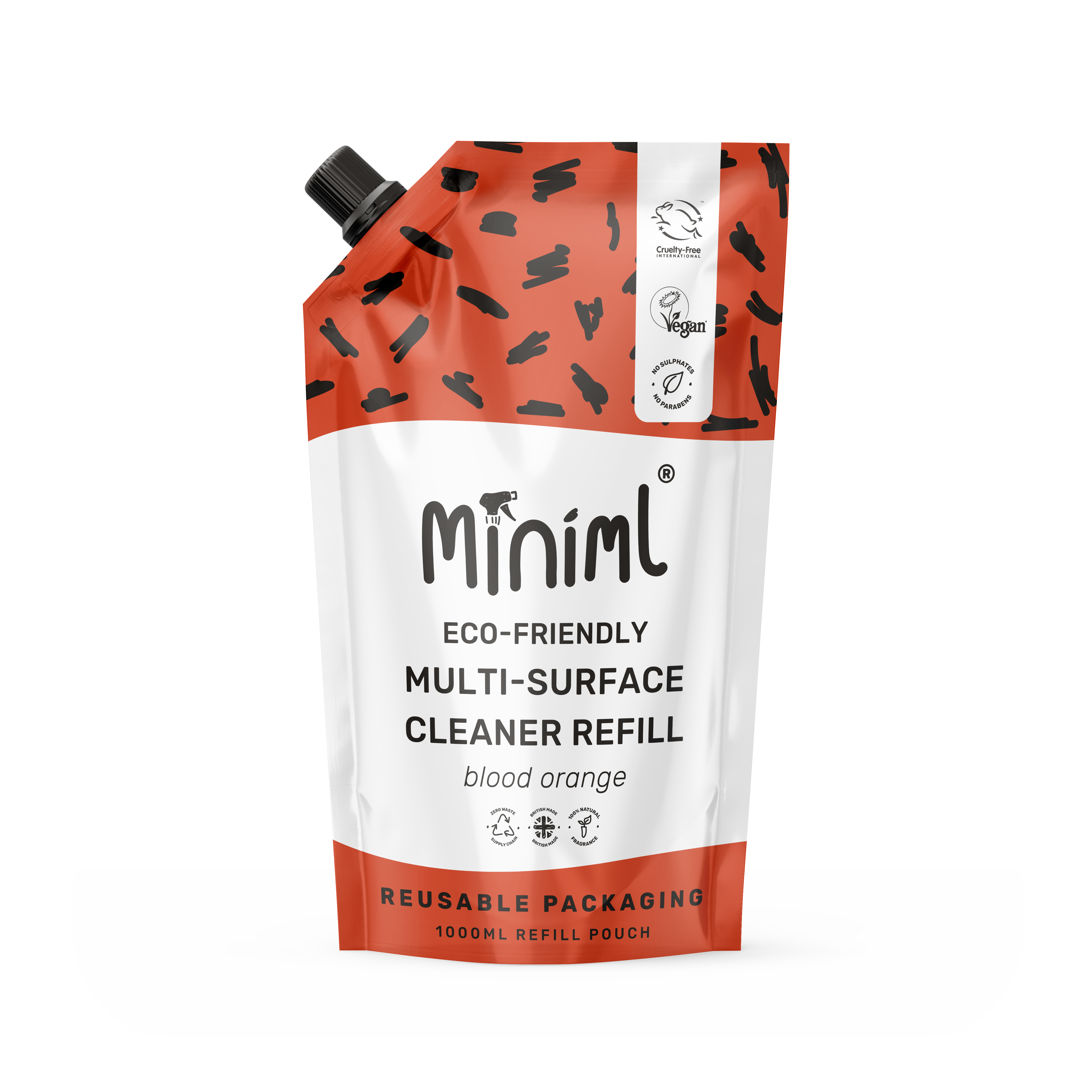 Multi-Surface Cleaner - Blood Orange - 1L Refill