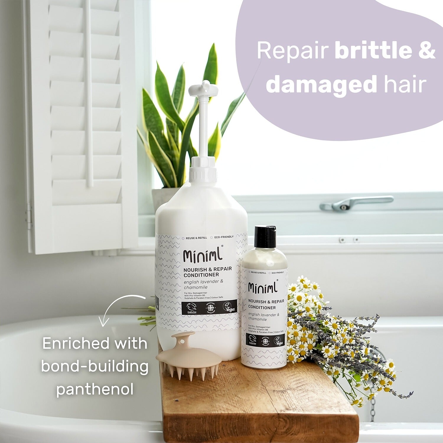 Nourish + Repair Conditioner - English Lavender + Chamomile - Bulk Refill