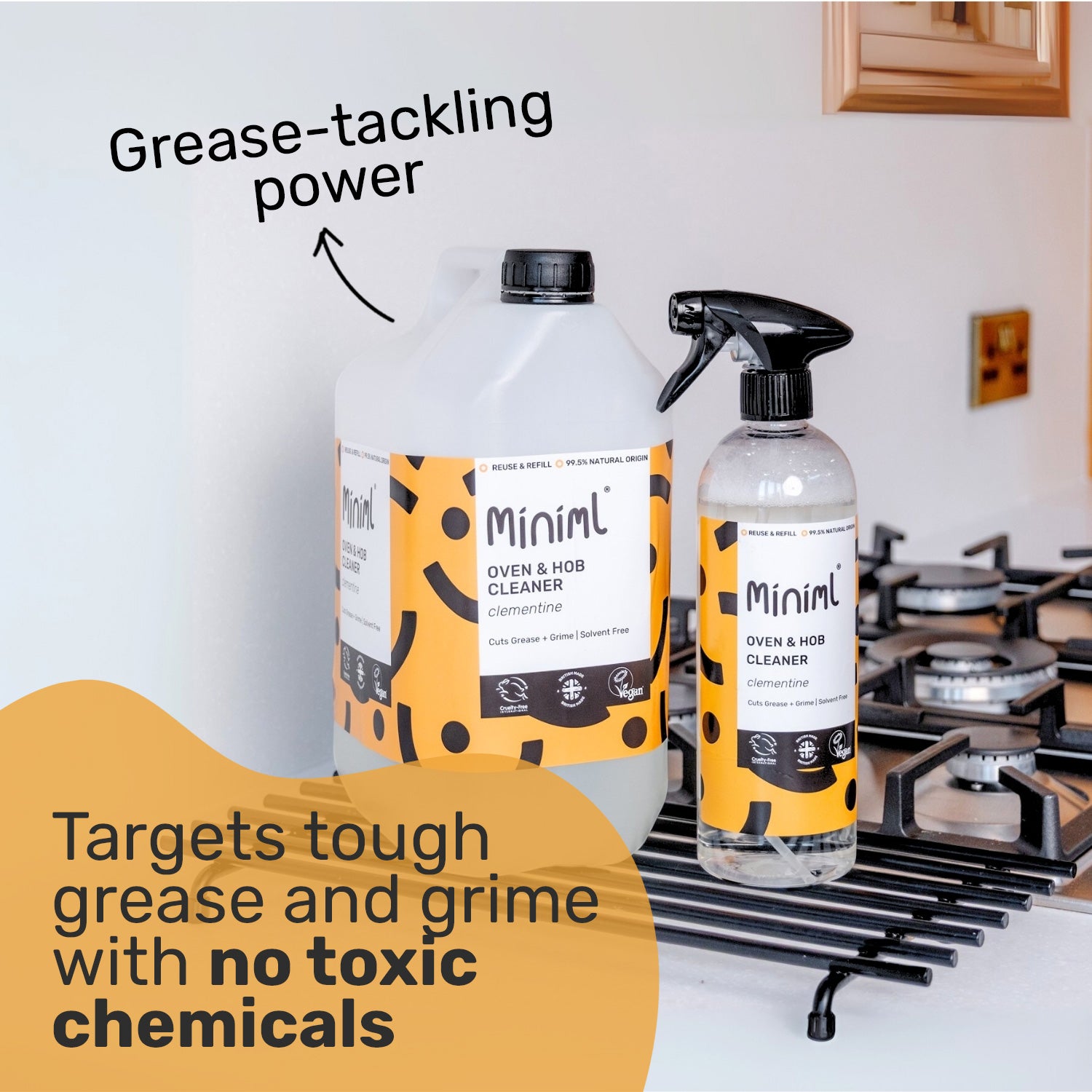 Oven + Hob Cleaner - Clementine - Bulk Refill
