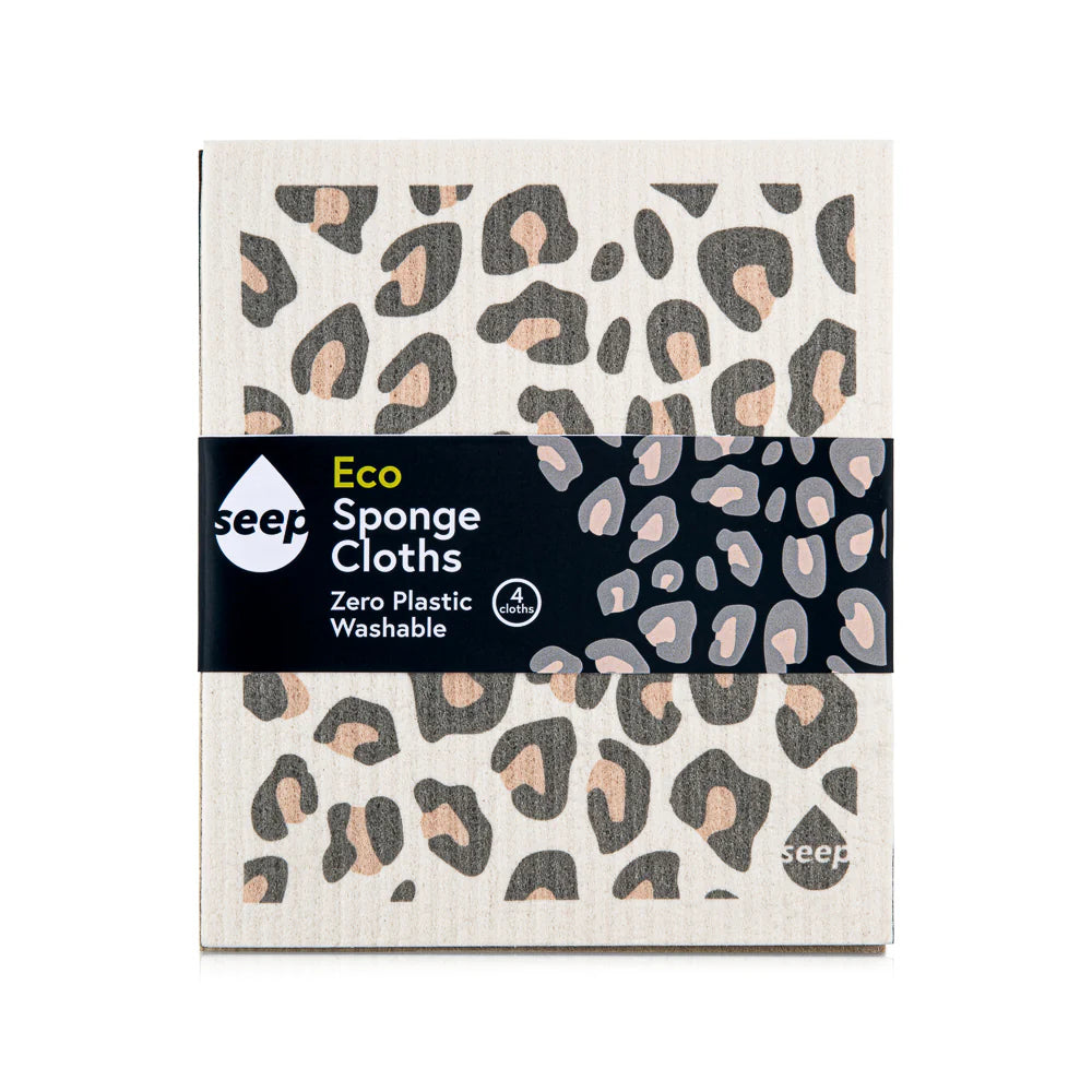 Seep Sponge Cloths - Pack of 4