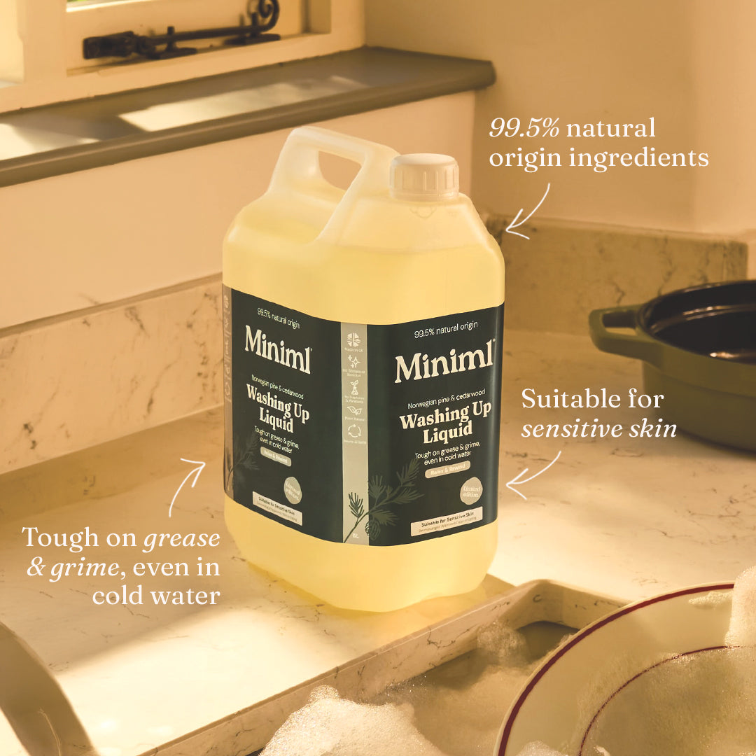 Limited Edition Washing Up Liquid - Refreshing Norwegian Pine + Cedarwood - Bulk Refill