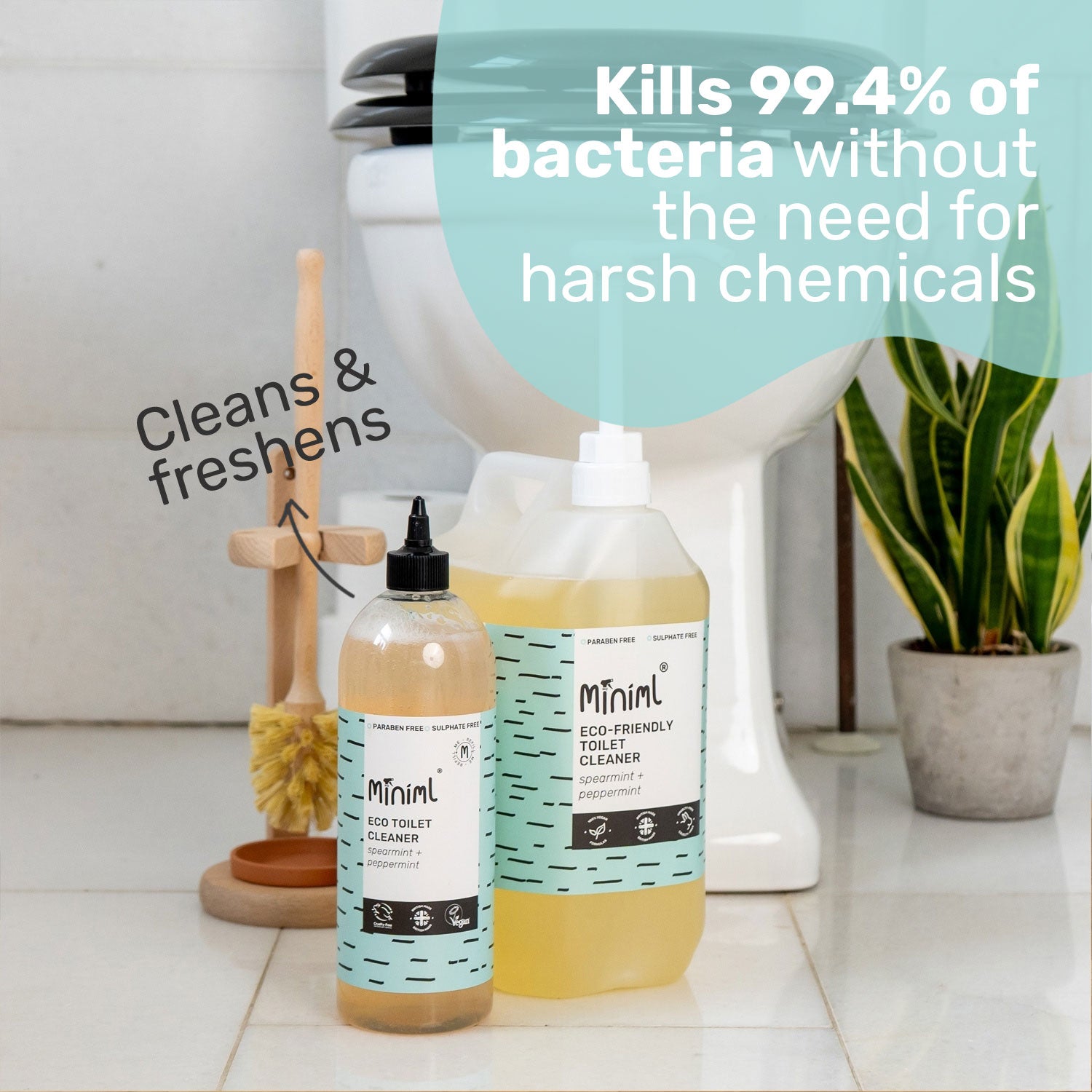 Toilet Cleaner - Spearmint + Peppermint - Bulk Refill