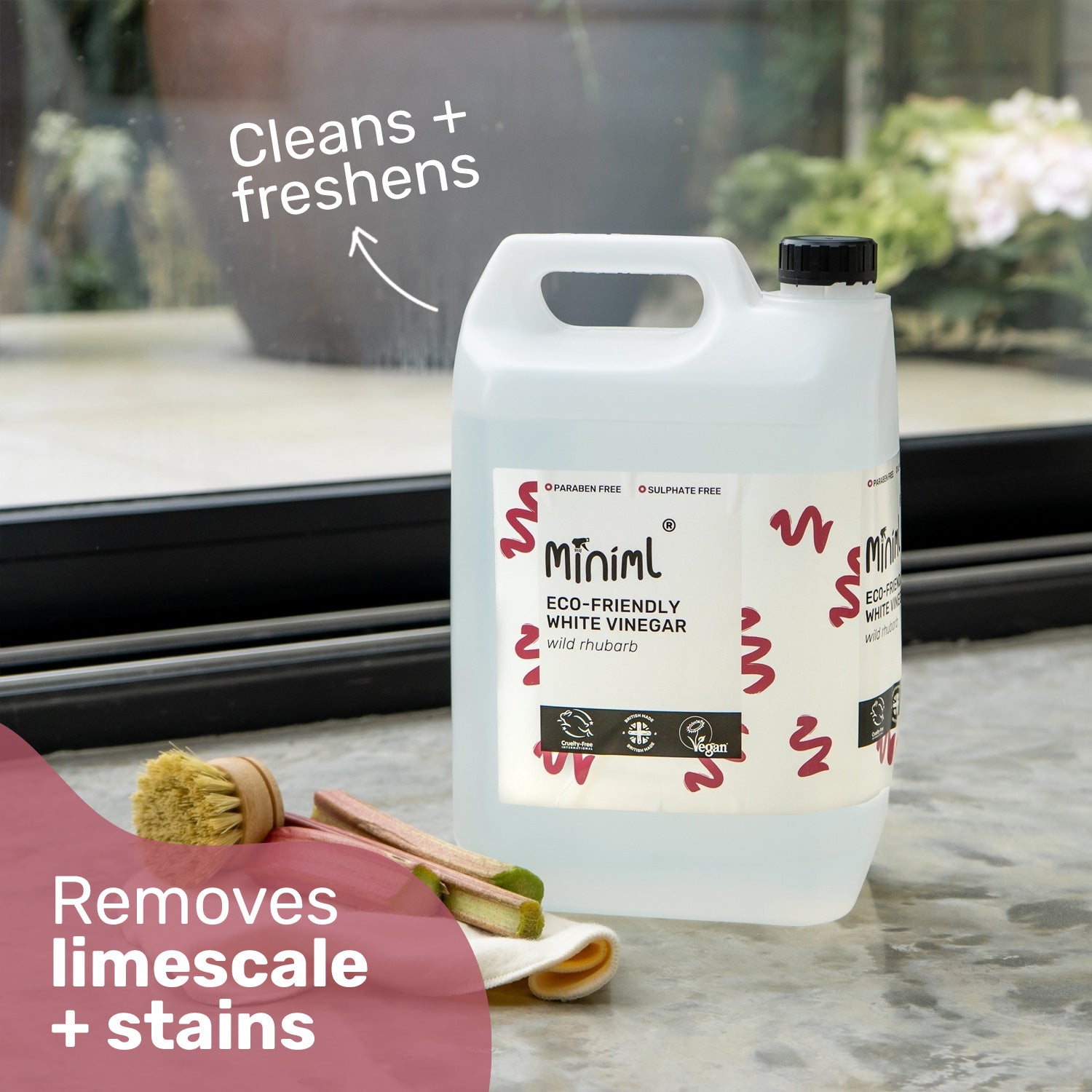 White Vinegar - Wild Rhubarb - Bulk Refill