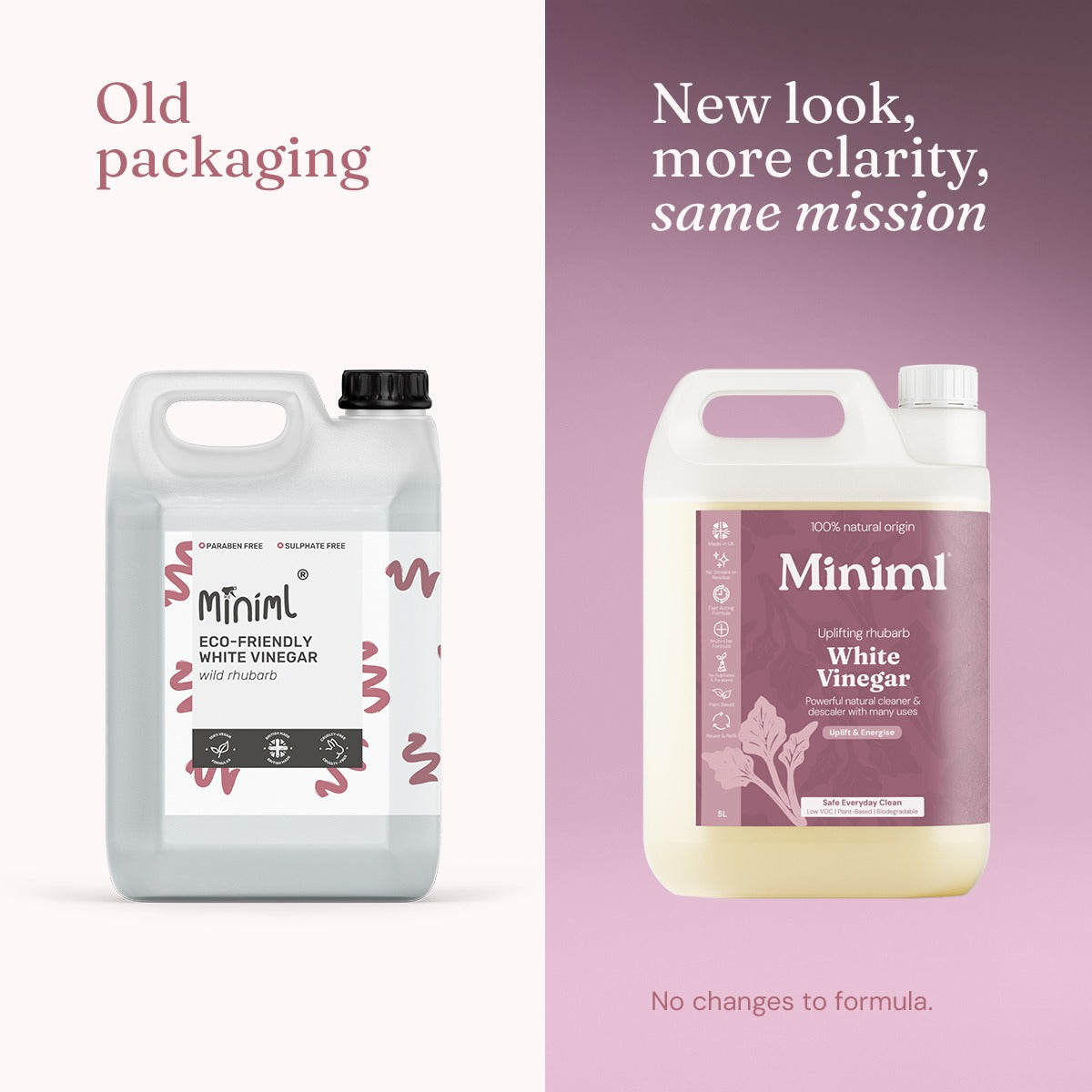 White Vinegar - Uplifting Rhubarb - Bulk Refill