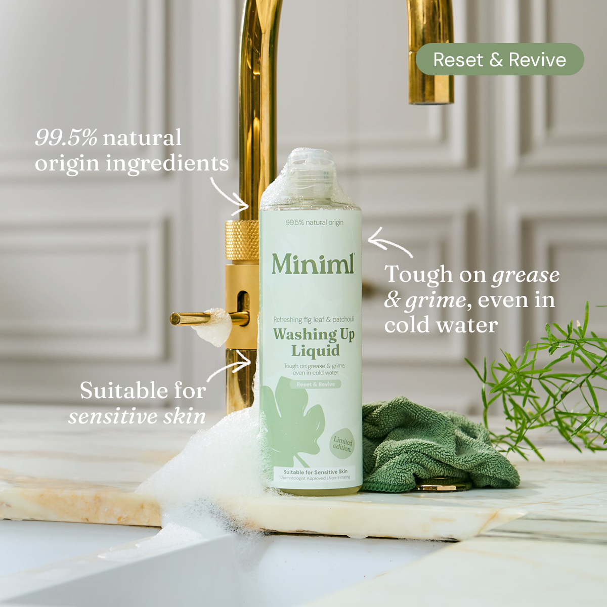 Limited Edition Washing Up Liquid - Refreshing Fig Leaf + Patchouli