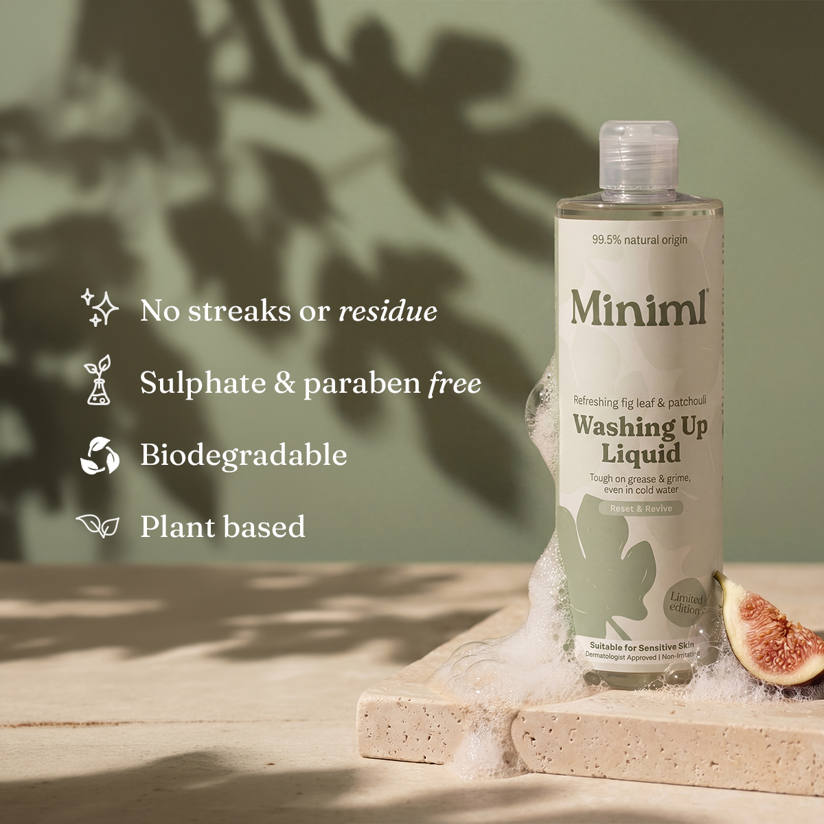Limited Edition Washing Up Liquid - Refreshing Fig Leaf + Patchouli