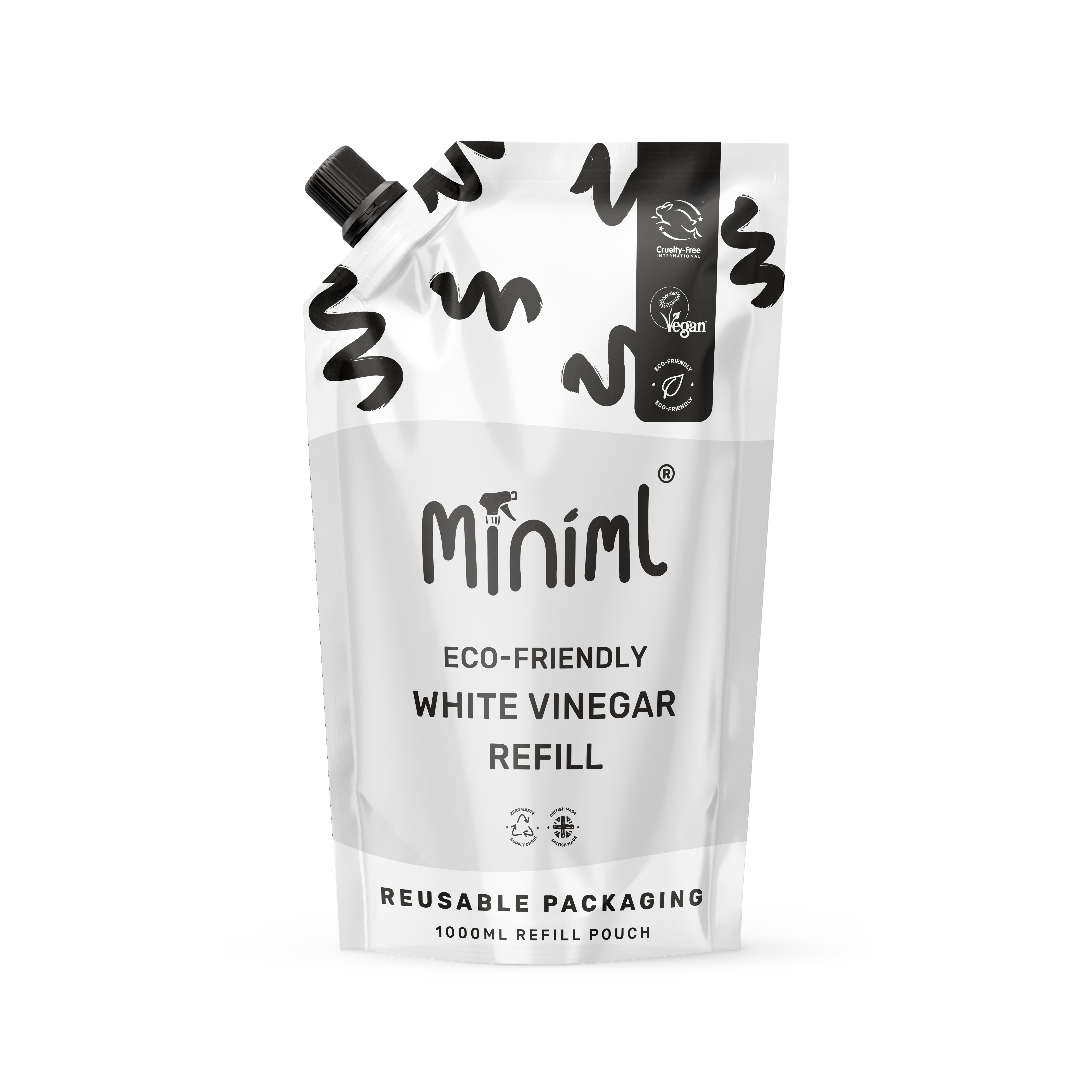 White Vinegar - Unscented - 1L Refill