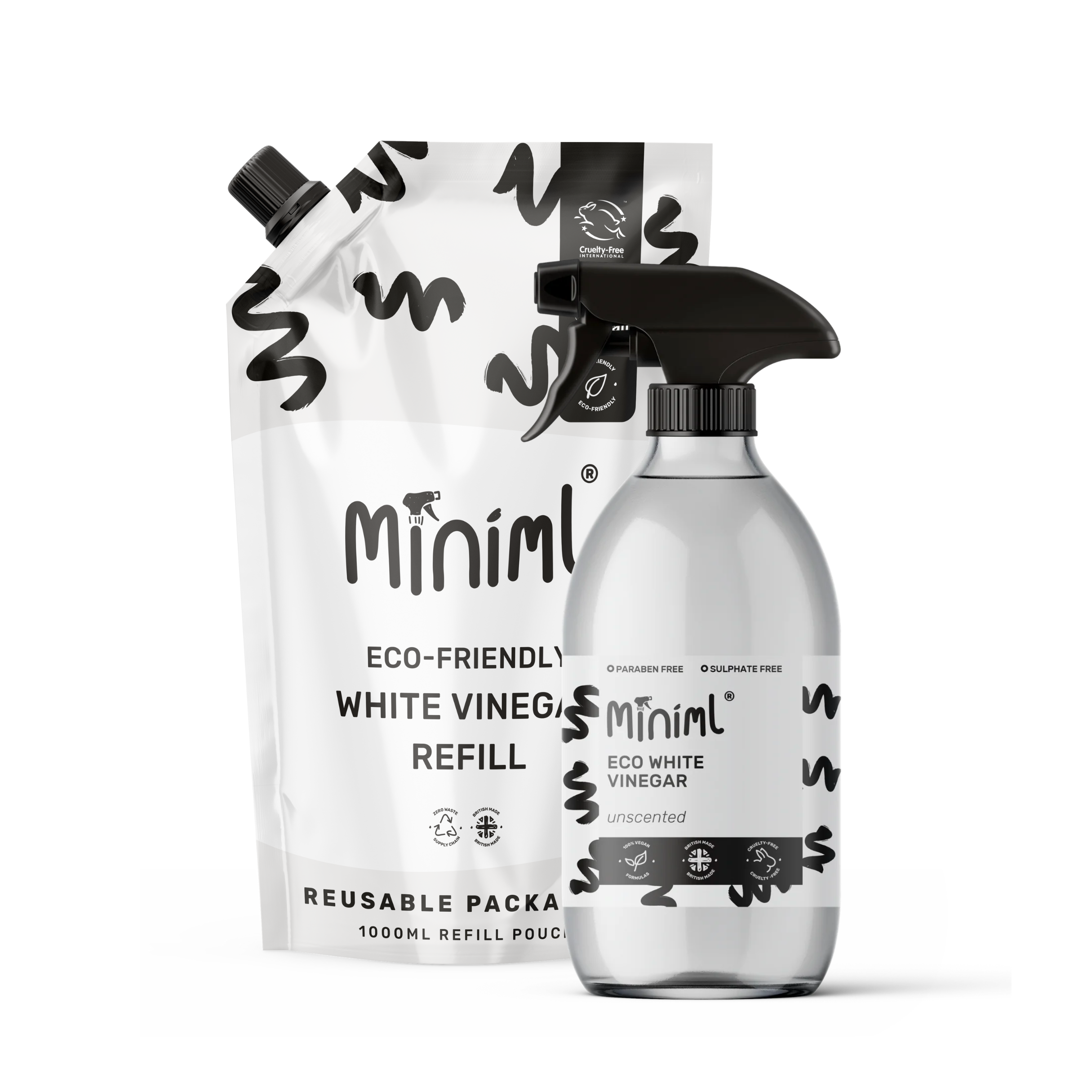 White Vinegar - Unscented - Starter Kit