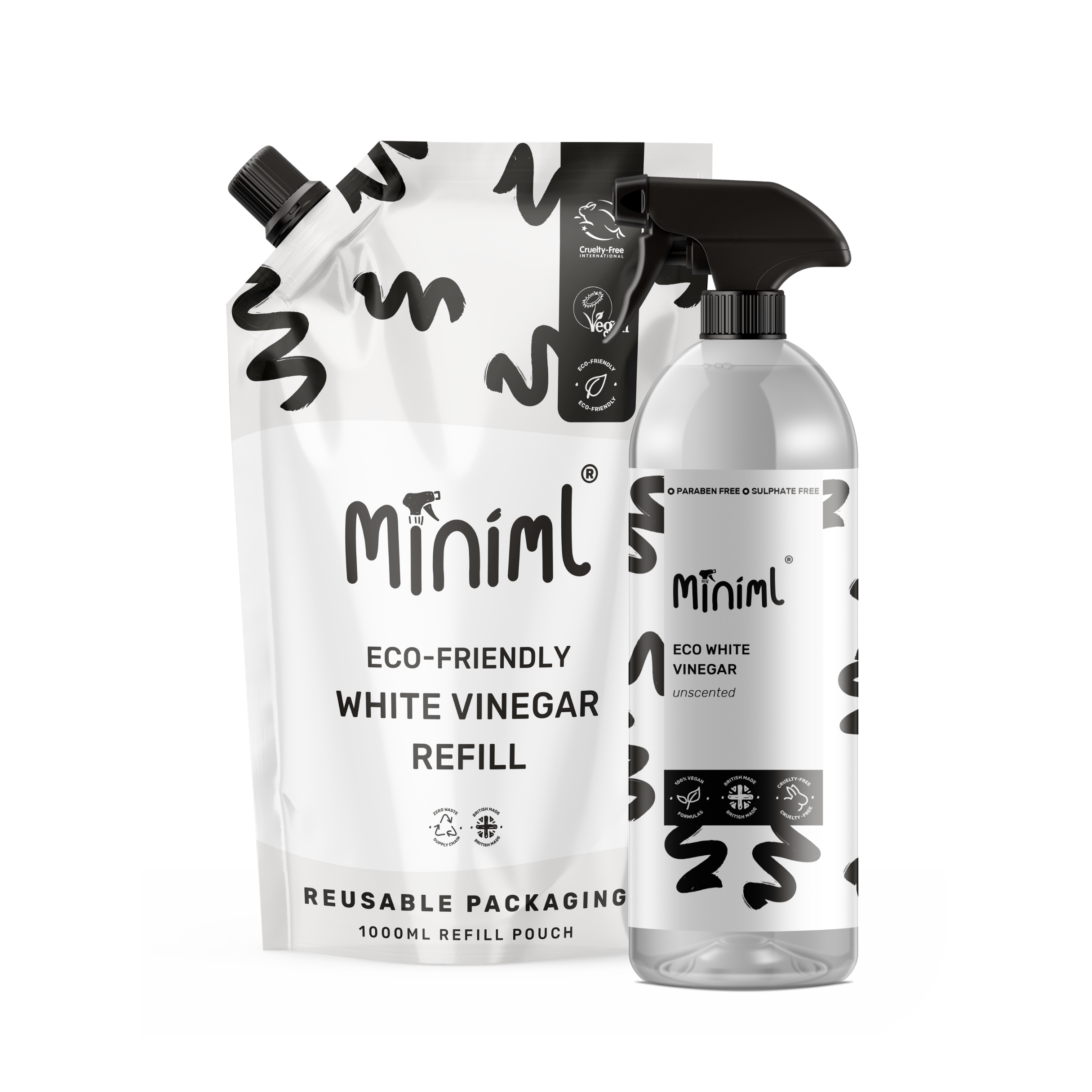 White Vinegar - Unscented - Starter Kit