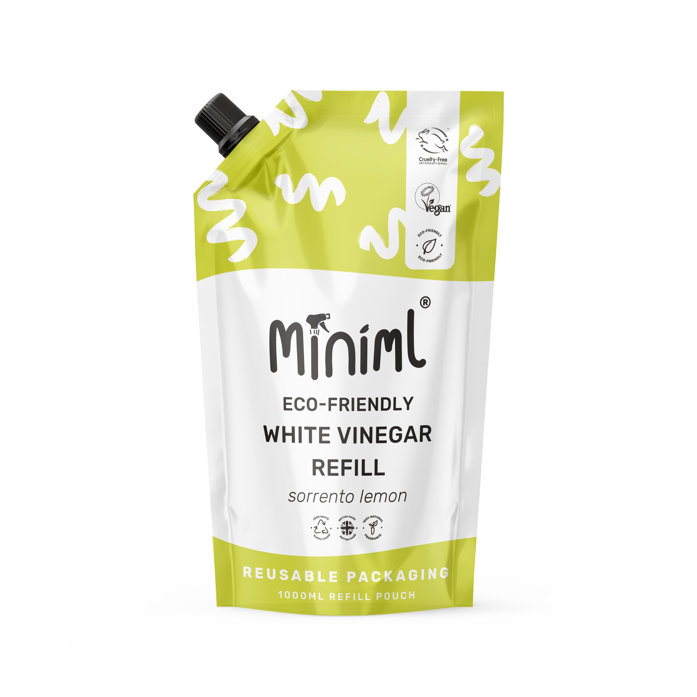 White Vinegar Sorrento Lemon 1L Refill Miniml