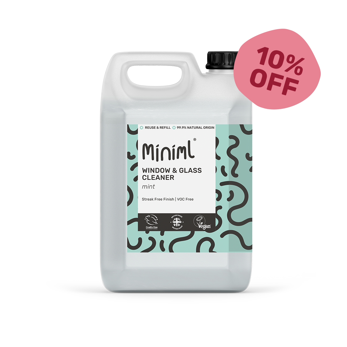 Window & Glass Cleaner - Mint Bulk Refill