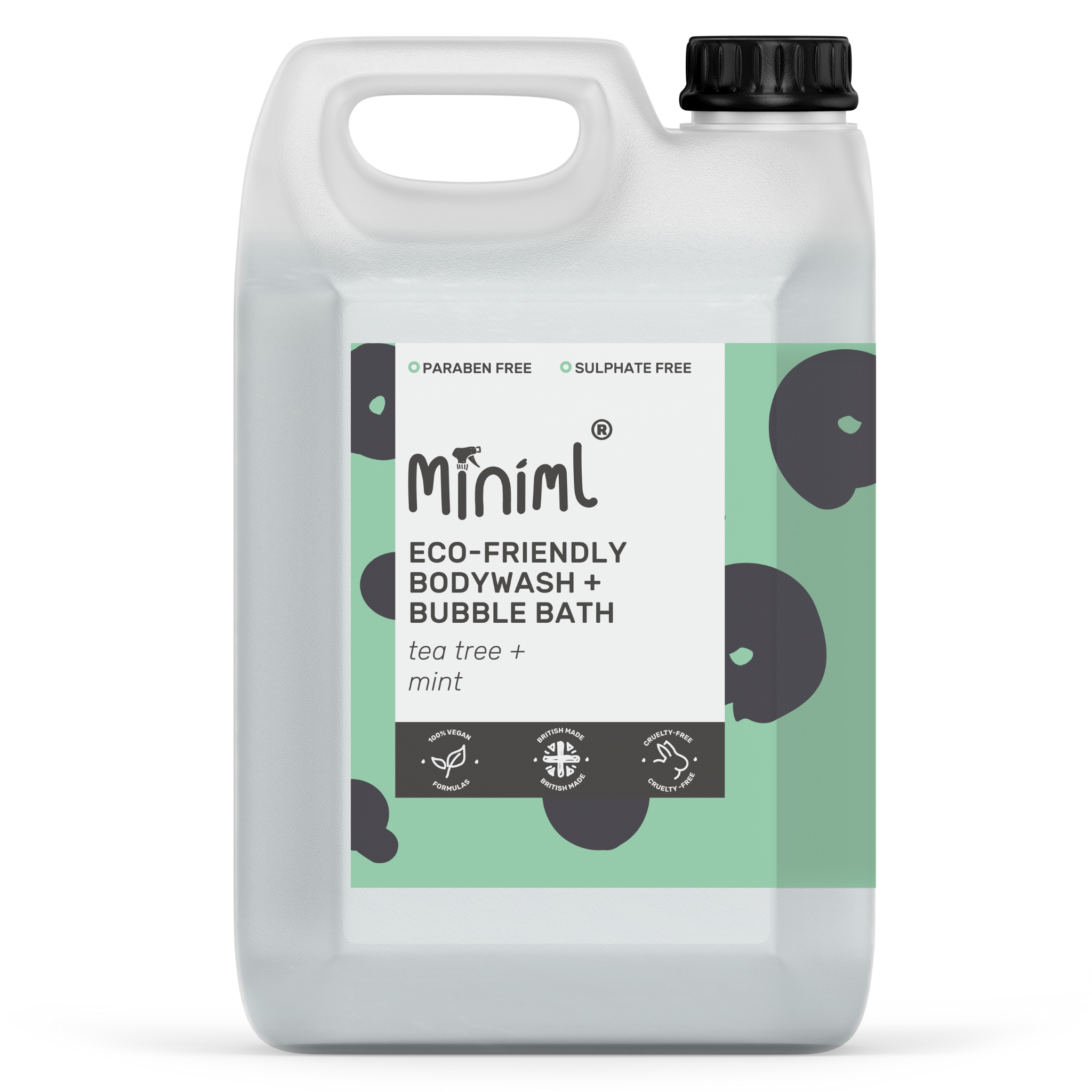 Bodywash + Bubblebath - Tea Tree + Mint - Bulk Refill