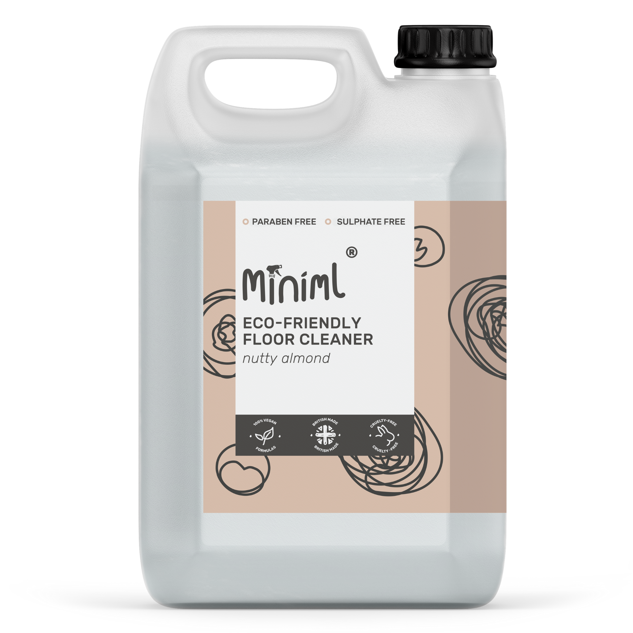 Floor Cleaner - Nutty Almond - Bulk Refill (200 Washes)