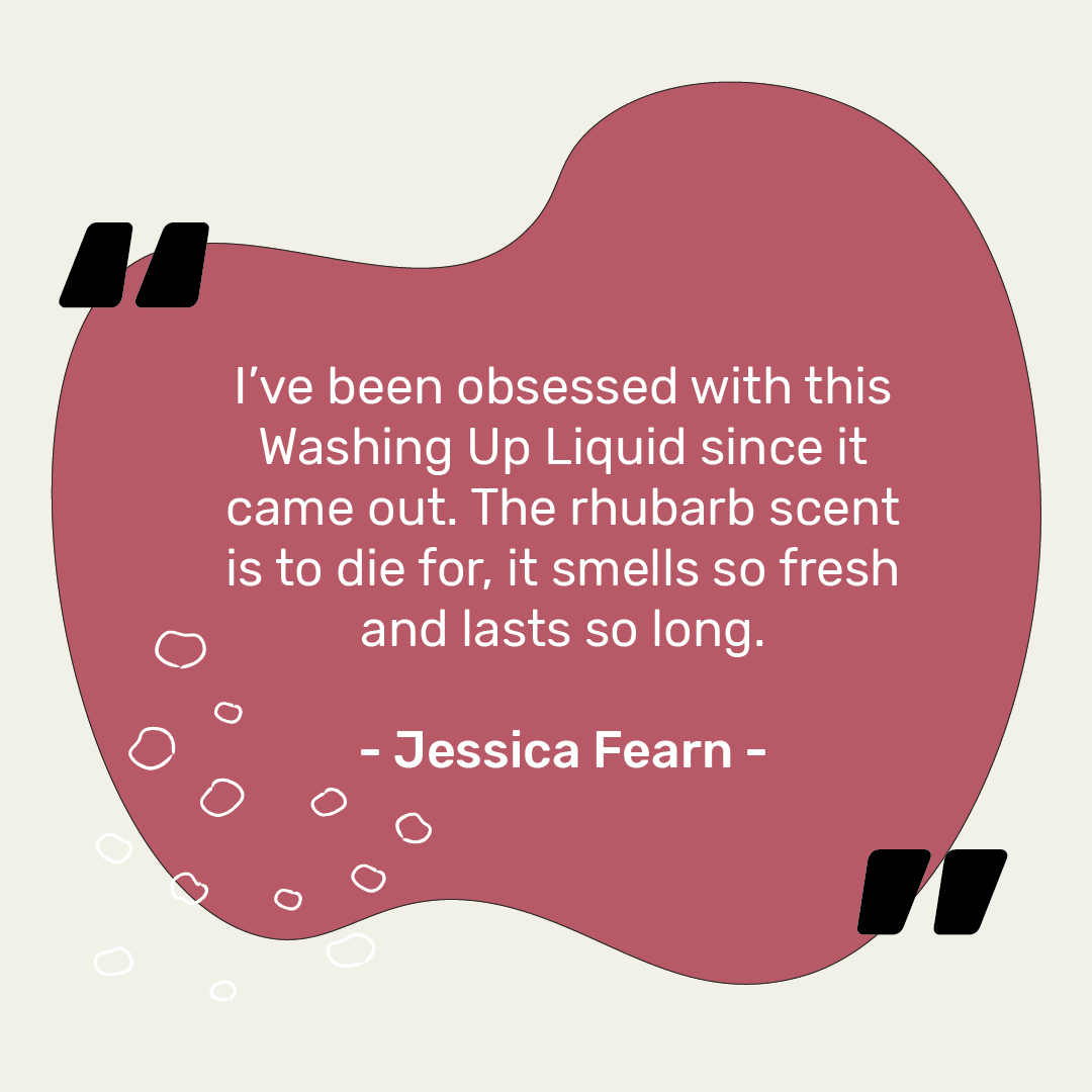 Washing Up Liquid - Rhubarb + Lemon - 100ml